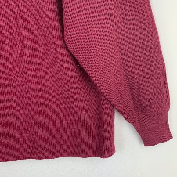 Free People Structured Knit Tunic Turtleneck Pullover Sweater XS Oversized - Picture 6 of 7